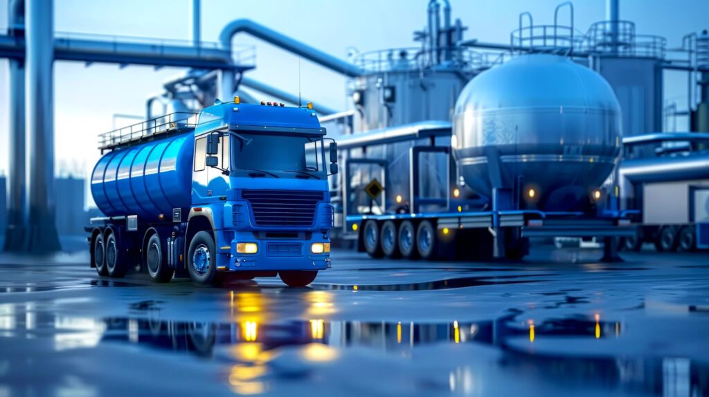 industrial-tanker-truck-modern-chemical-plant